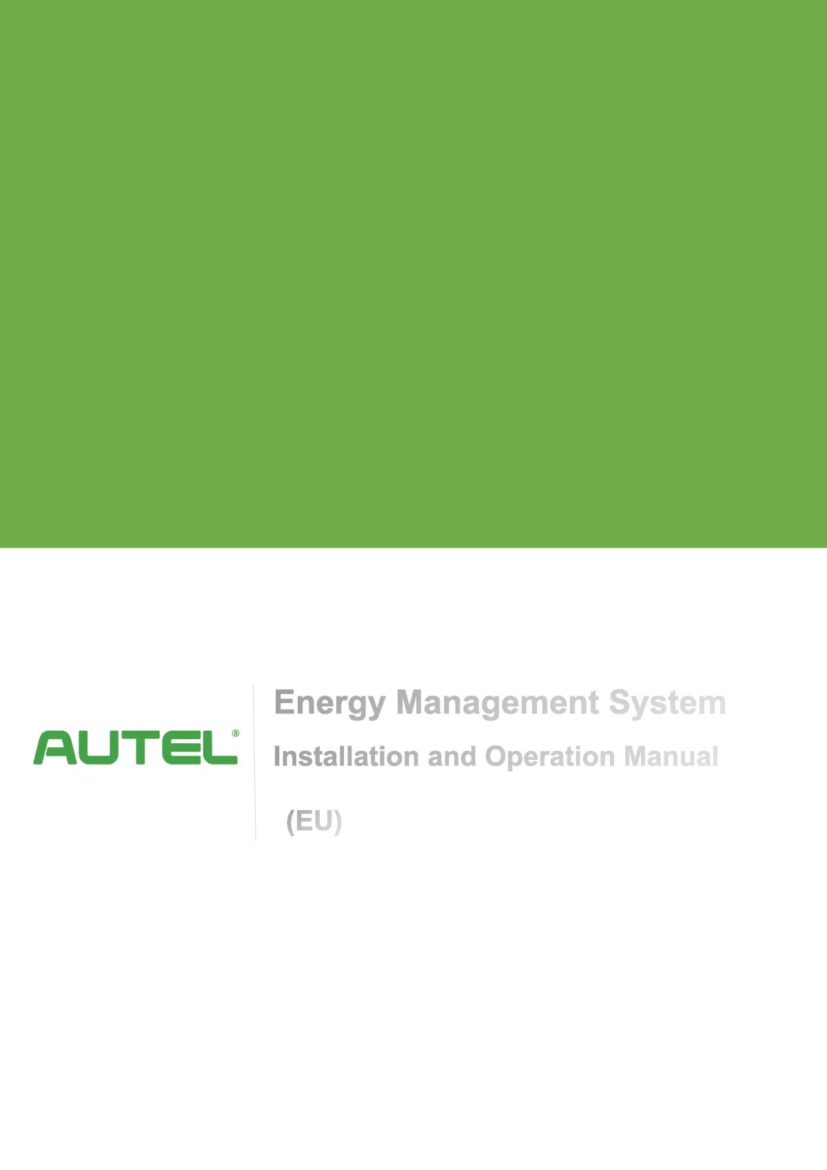 Autel Energy Management System (EMS)